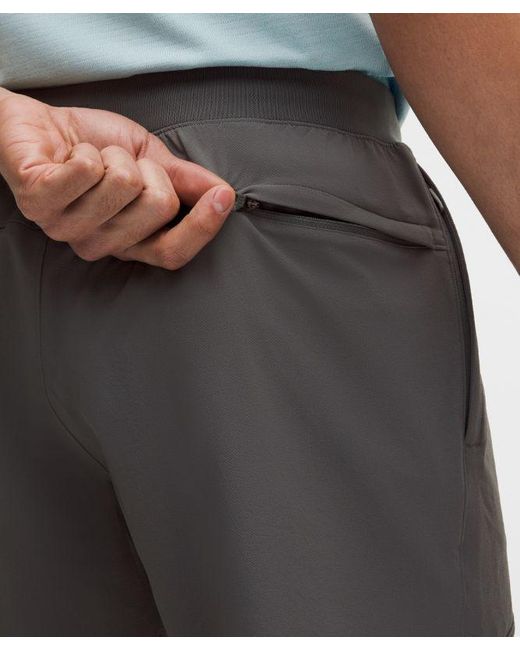 lululemon athletica Blue License To Train Linerless Short 7" for men