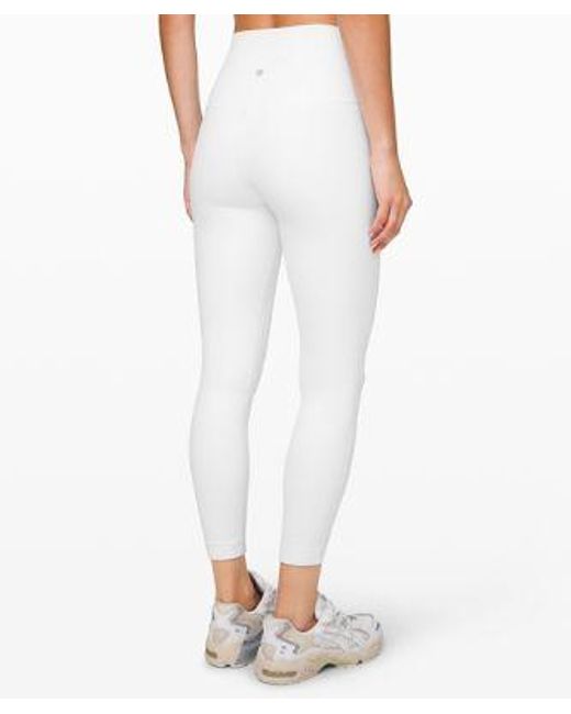 lululemon athletica White – Align High-Rise Pants – 25" – – Size 4