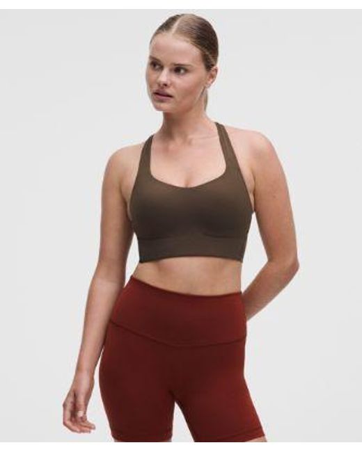 lululemon athletica Red – Like A Cloud Train Sports Bra Medium Support, B/C Cup – – Size 14
