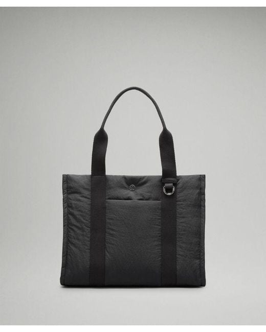 lululemon athletica Black Boxy Tote Bag 10L