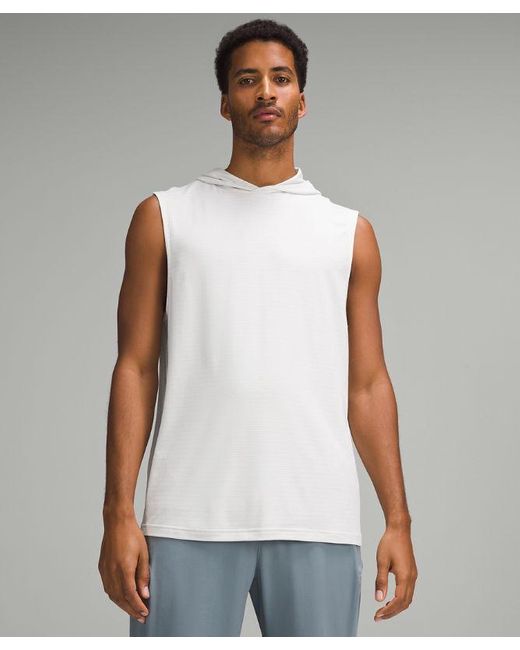 lululemon athletica White – License To Train Relaxed-Fit Sleeveless Hoodie – – for men