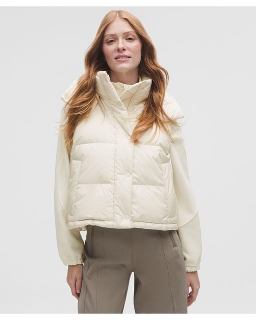 lululemon athletica Natural Wunder Puff 600-Down-Fill Cropped Vest