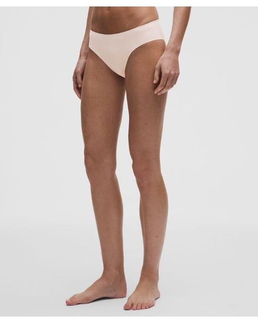 lululemon athletica Brown – Invisiwear Mid-Rise Bikini Underwear 3 Pack – – Size Large