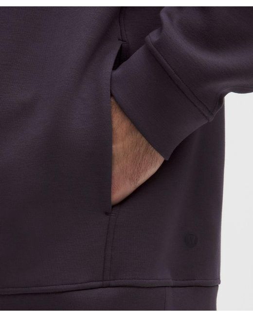 lululemon athletica Blue – Smooth Spacer Pullover Hoodie Stack – – Size Medium for men