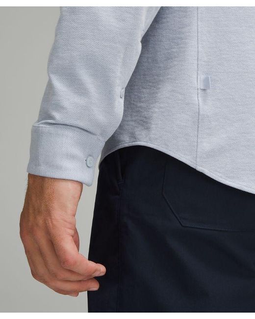 lululemon athletica Gray – Commission Long-Sleeve Shirt Oxford – //Pastel – for men