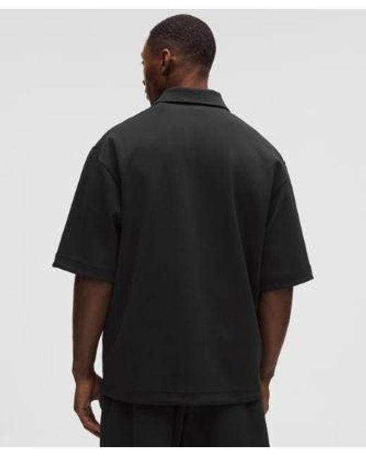 lululemon athletica Black Grand Standard Short-Sleeve Polo for men