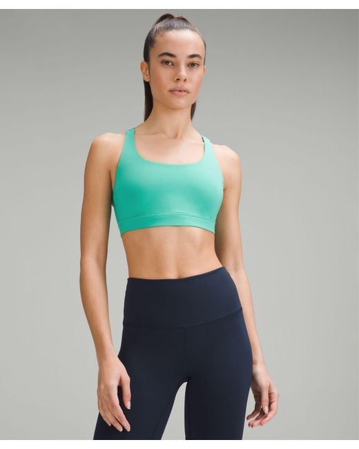 lululemon athletica Energy Bra Medium Support, B-d Cups in Green