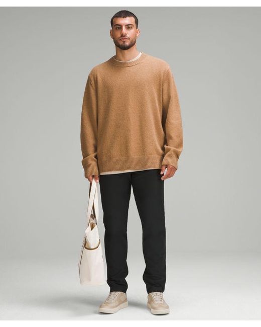 lululemon athletica Brown Relaxed-Fit Knit Sweater for men