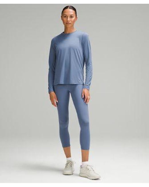 lululemon athletica Blue Ultralight Hip-length Long-sleeve Shirt
