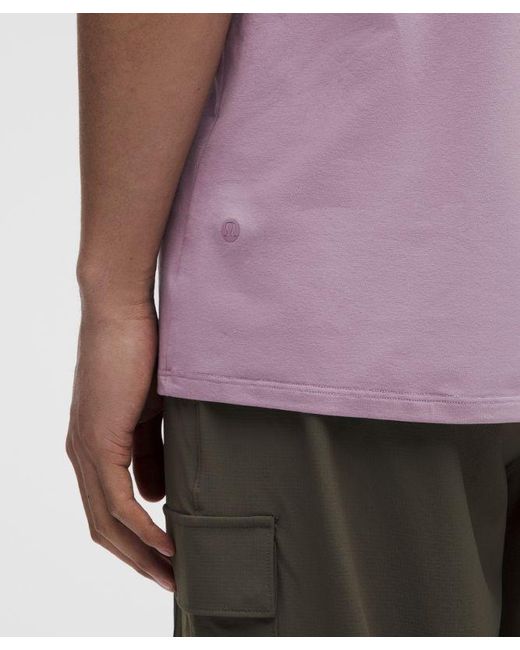 lululemon athletica Purple Organic Cotton Classic-Fit T-Shirt for men