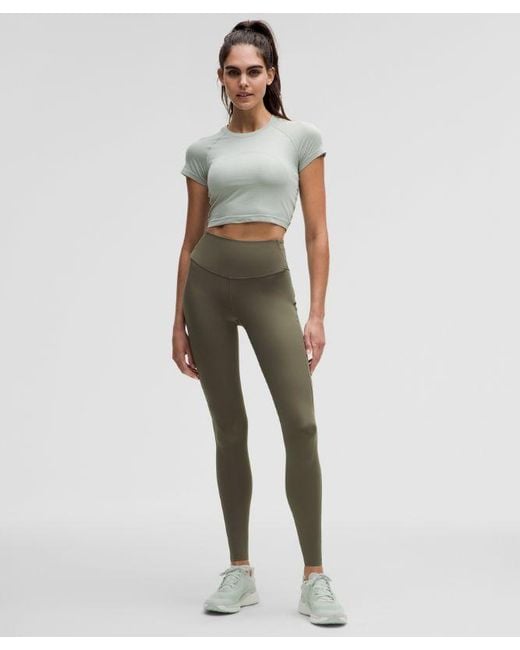 lululemon athletica Green – Base Pace High-Rise Tight Leggings – 28" – – Size 16