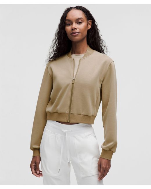 lululemon – Softstreme Bomber Jacket – – in Natural | Lyst