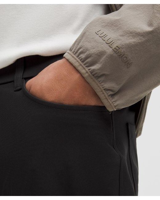 lululemon athletica Black Abc Pant Classic 34" Warpstreme for men