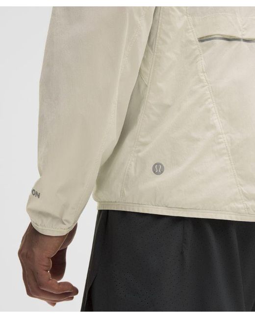 lululemon athletica Gray Fast And Free Packable Jacket for men
