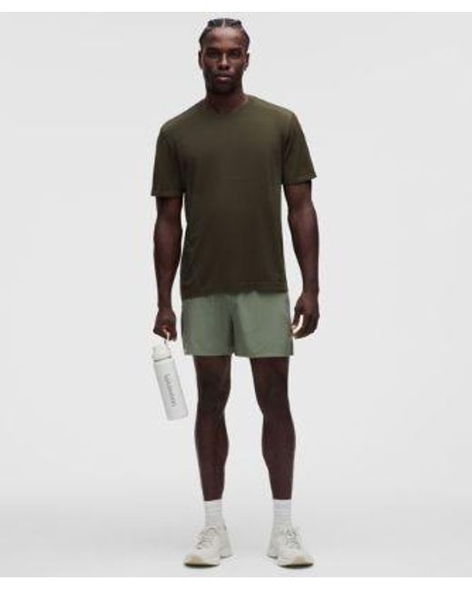 lululemon athletica Green – Metal Vent Tech Relaxed-Fit Short-Sleeve Shirt Training – – Size Large for men