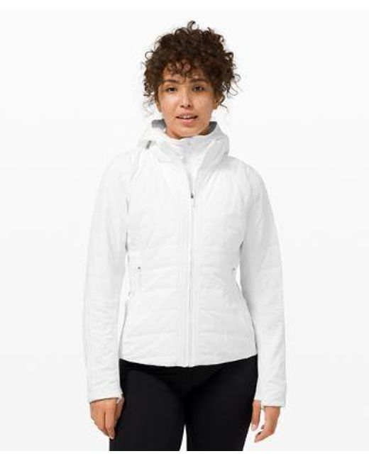 lululemon athletica White Another Mile Jacket