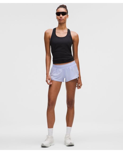 lululemon athletica White Hotty Hot Low-Rise Lined Short 2.5"