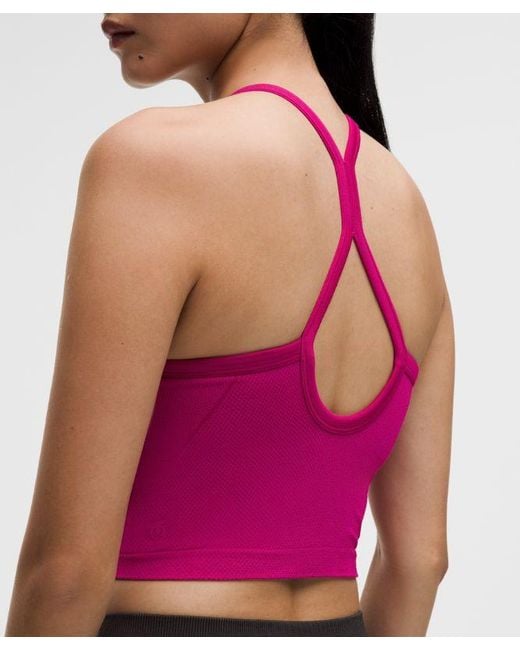 lululemon athletica Red Get Low Cross-Back Training Tank Top