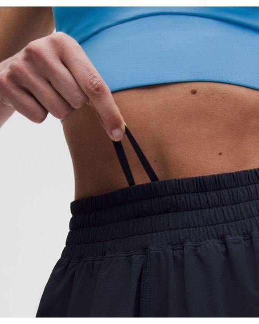 lululemon athletica Blue Shake It Out High-Rise Running Short 2.5"