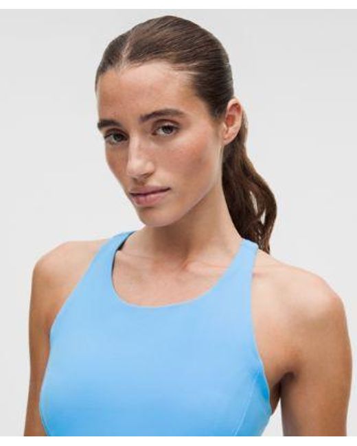 lululemon athletica Blue – Wunder Train Racerback Tank Top Medium Support, B/C Cup – – Size 4