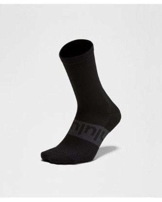 lululemon athletica Black Power Stride Crew Socks