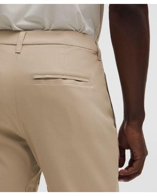 lululemon athletica Natural Abc Slim-Fit Golf Trouser 34L for men
