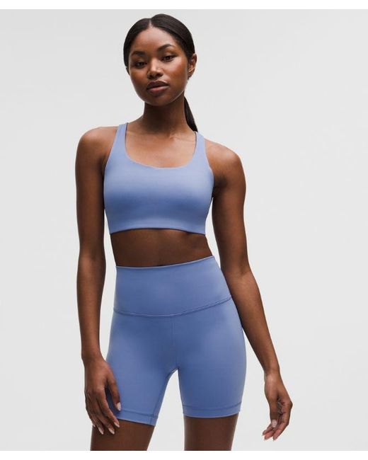 lululemon athletica Blue Energy Bra Medium Support, B-D Cups