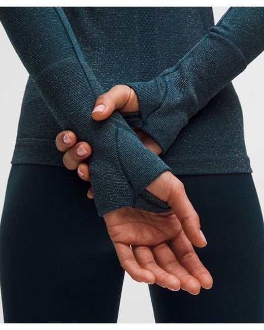 lululemon athletica Blue Swiftly Tech Long-Sleeve Shirt 2.Hip Length