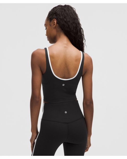 lululemon Align Notched-Neck Tank Top in Black | Lyst