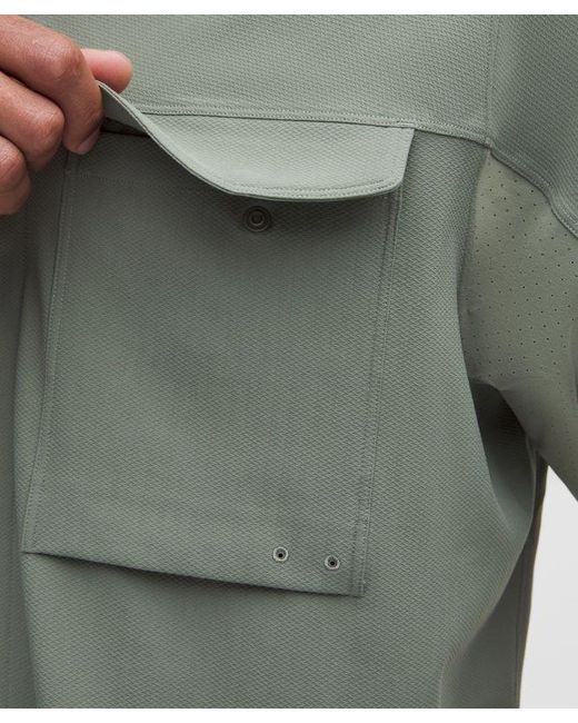 lululemon athletica Green – Uv-Protective Lightweight Hike Overshirt – /Pastel – Size Large for men