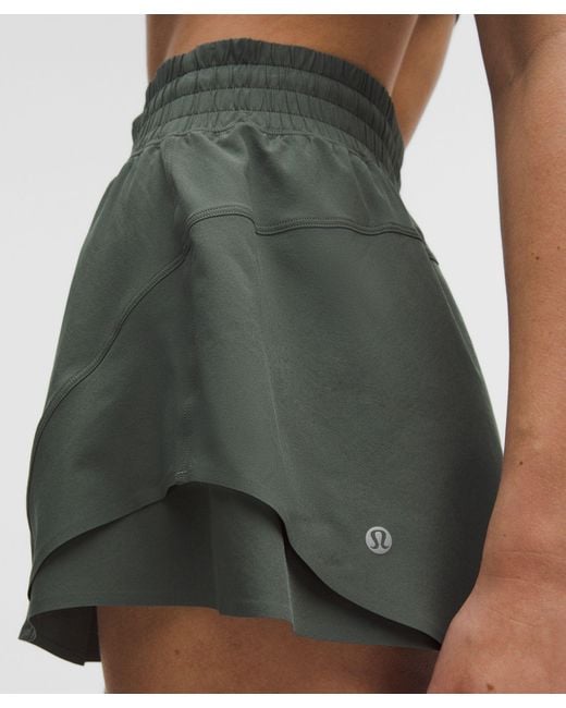 lululemon athletica Green Shake It Out High-Rise Running Short 2.5"
