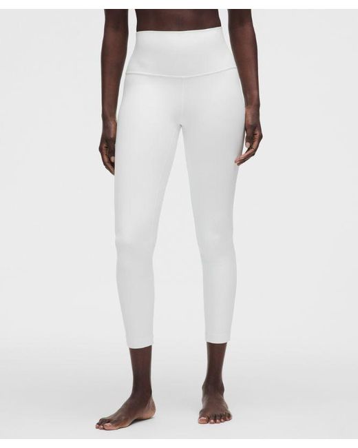 lululemon athletica White – Align High-Rise Pants – 25" – – Size 4