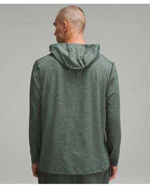 lululemon athletica Green Soft Jersey Pullover Hoodie for men
