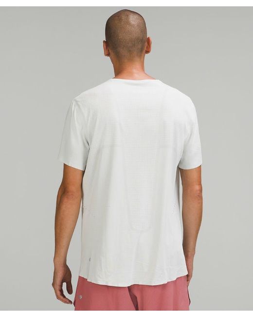 lululemon athletica White – Fast And Free Short-Sleeve Shirt – – for men
