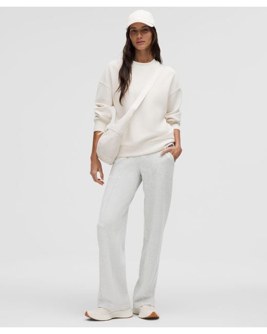 lululemon athletica White Softstreme Pintuck Mid-Rise Pant