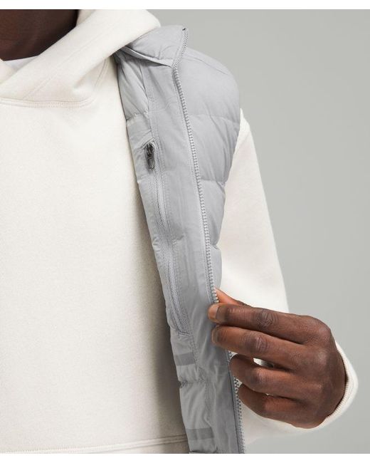 lululemon athletica Gray – Navigation Down Vest – – for men