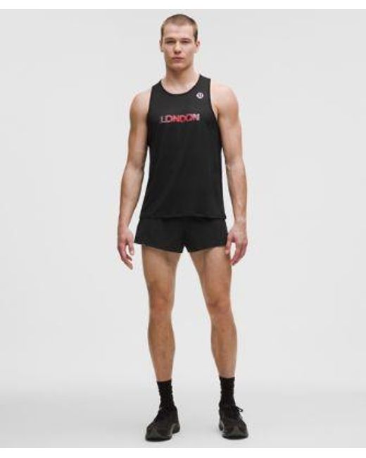 lululemon athletica Black – Fast And Free Split Shorts London '26 – 3" – – Size Large for men