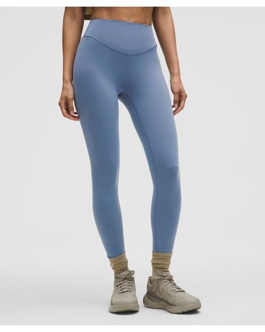 lululemon athletica Blue Wunder Under Smoothcover High-Rise Tight 25"