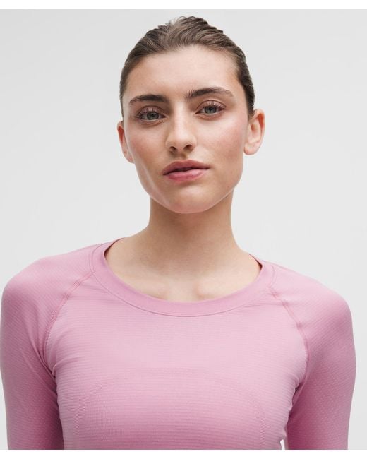 lululemon athletica Pink Swiftly Tech Long-Sleeve Shirt 2