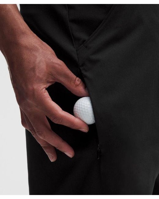 lululemon athletica Black – Stretch Relaxed-Fit Golf Trousers Regular – – Size 6 for men