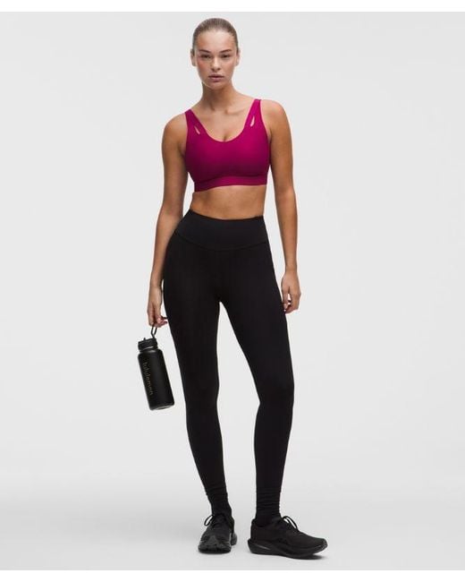 lululemon athletica Red Levitation Sports Bra