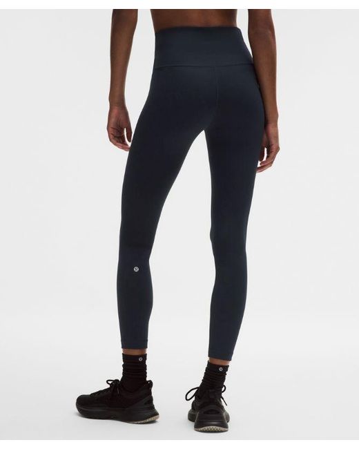 lululemon athletica Blue Wunder Train No Line High-Rise Tight 25"