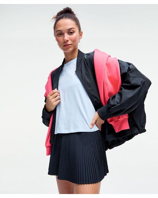 lululemon athletica Blue Varsity High-Rise Pleated Tennis Skirt