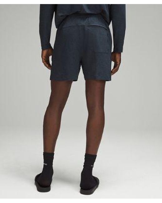 lululemon athletica Blue Soft Jersey Shorts 5" for men