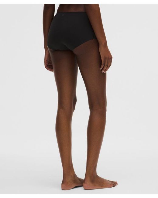 lululemon athletica Pink Invisiwear Mid-Rise Boyshort Underwear