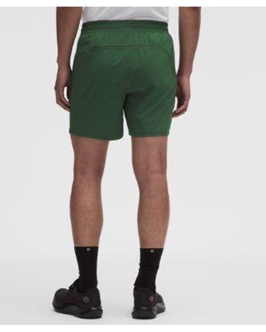 lululemon athletica Green – Pace Breaker Linerless Shorts – 7" – – Size Large for men