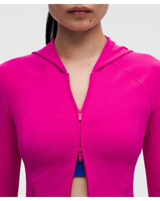 lululemon athletica Pink Wunder Train Full-Zip Jacket