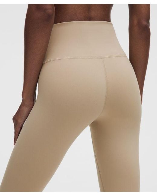 lululemon athletica White – Wunder Train No Line High-Rise Tight Leggings – 28" – Color Khaki – Size 4
