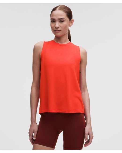 lululemon athletica Red – License To Train Classic-Fit Tank Top – – Size 16