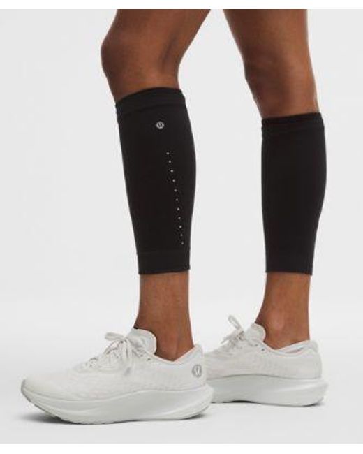 lululemon athletica Black Go Further Seamless Running Calf Sleeves